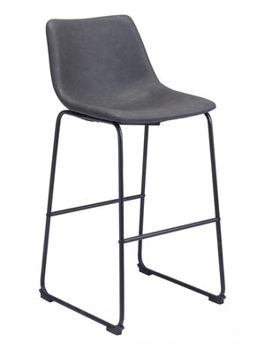 Smart Bar Chair (Set of 2) Charcoal