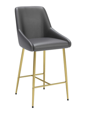 Madelaine Counter Chair Gray