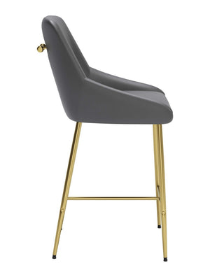 Madelaine Counter Chair Gray