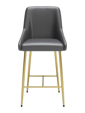 Madelaine Counter Chair Gray
