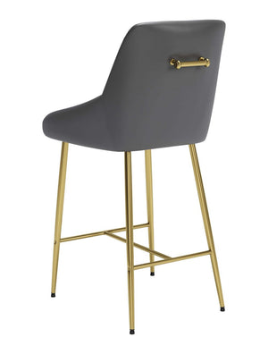 Madelaine Counter Chair Gray