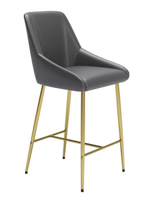 Madelaine Counter Chair Gray