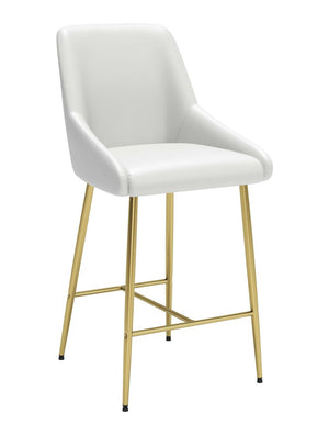 Madelaine Counter Chair White