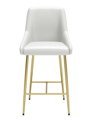 Madelaine Counter Chair White