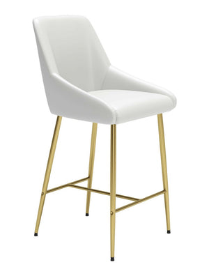 Madelaine Counter Chair White