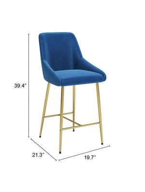 Madelaine Counter Chair Navy