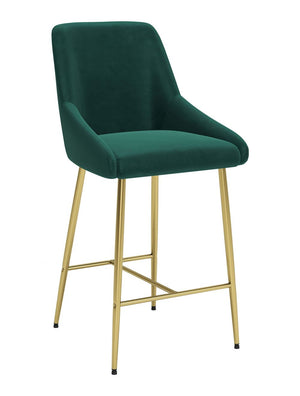Madelaine Counter Chair Green