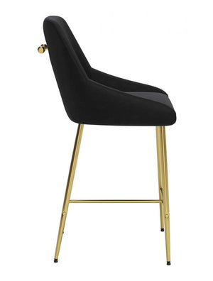 Madelaine Counter Chair Black