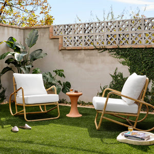 RILEY OUTDOOR CHAIR-FAUX RATTAN