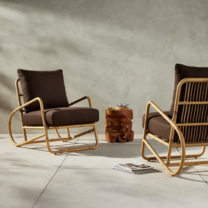 Riley Outdoor Chair-Faux Rttn-Cms Umb