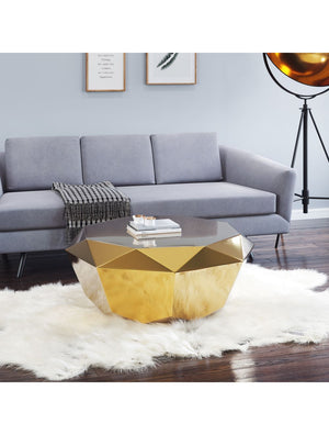 Diamond Coffee Table Gold