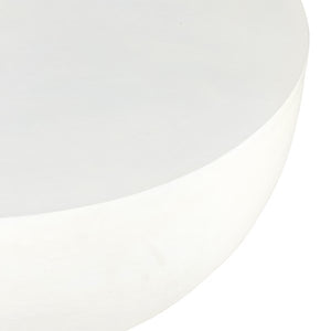 Basil Outdoor Coffee Table-Matte White