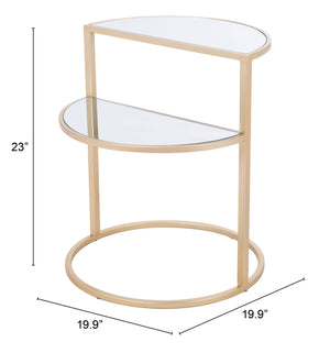 Terrace Side Table Gold