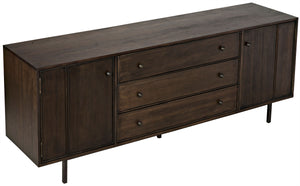 Quadrant 2 Door Sideboard - Ebony Walnut