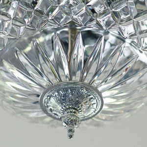 Crystorama 2 Light Polished Chrome Crystal Ceiling Mount