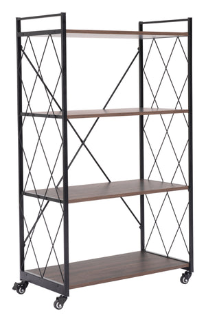 Romania Shelf Walnut & Black