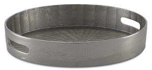 Currey and Company Luca Silver Small, Large Tray