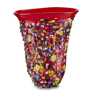 Rosso Glass Vase