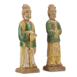 Tang Dynasty Palace Servants Set of Two