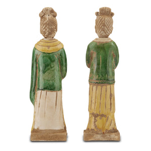 Tang Dynasty Palace Servants Set of Two