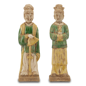 Tang Dynasty Palace Servants Set of Two