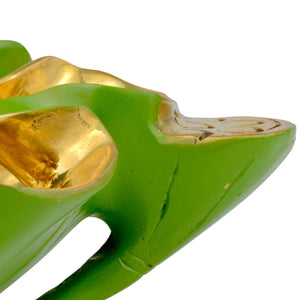 Wrapped Lotus Leaf Green Bowl