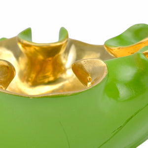 Wrapped Lotus Leaf Green Bowl