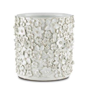 Jessamine White Cachepot