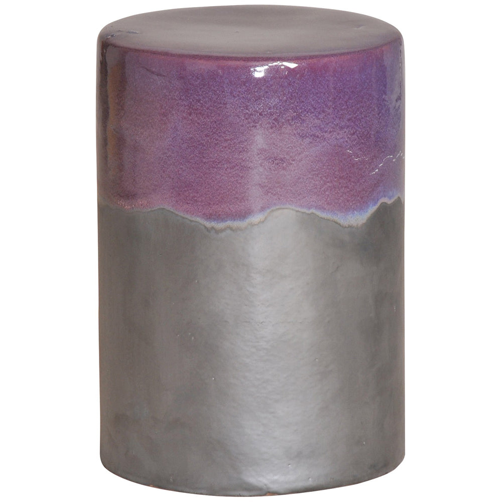 Two-Tone Garden Stool - Purple