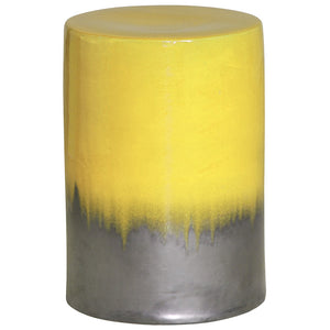 Two-Tone Garden Stool - Yellow