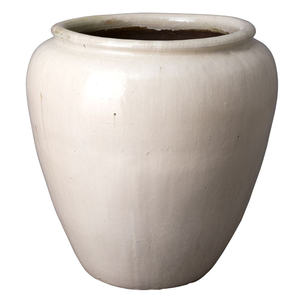 Round Planter Large, White 34.5x29