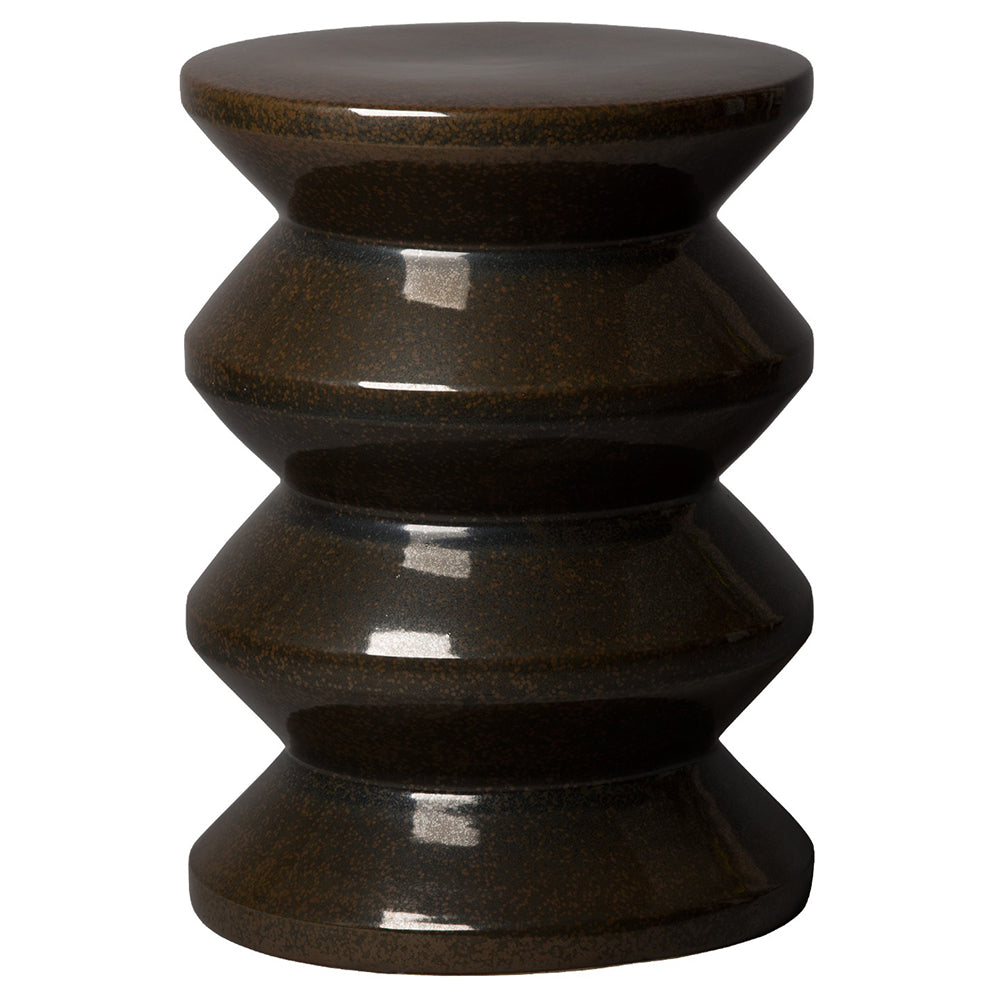 Accordion Garden Stool - Gunmetal