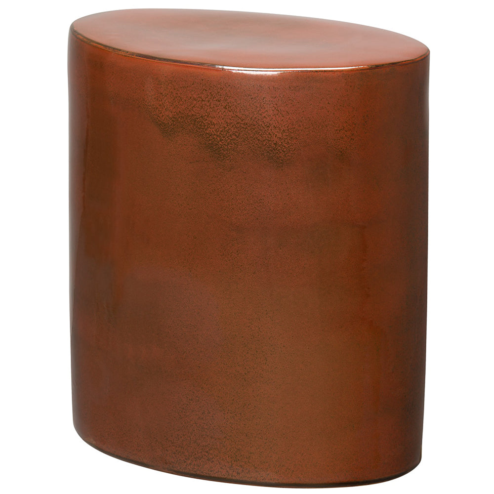 Oval Garden Stool/Table - Copper