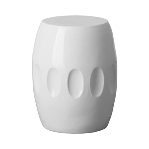 Orion Garden Stool - White