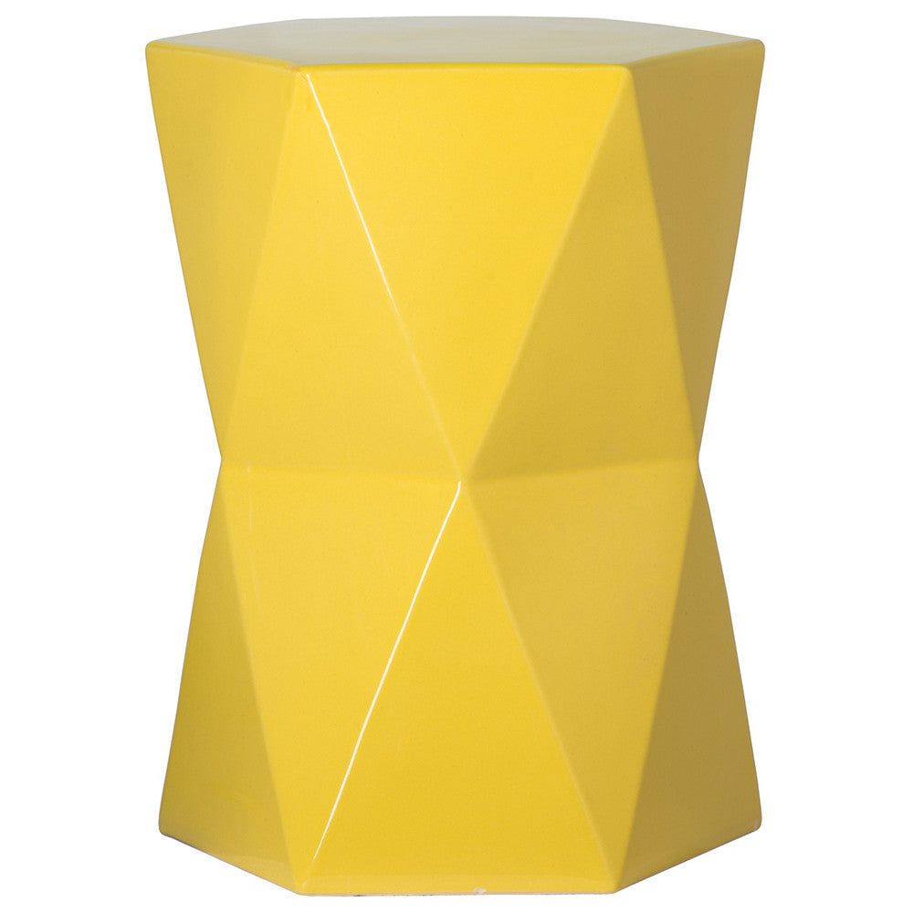 Matrix Garden Stool - Yellow