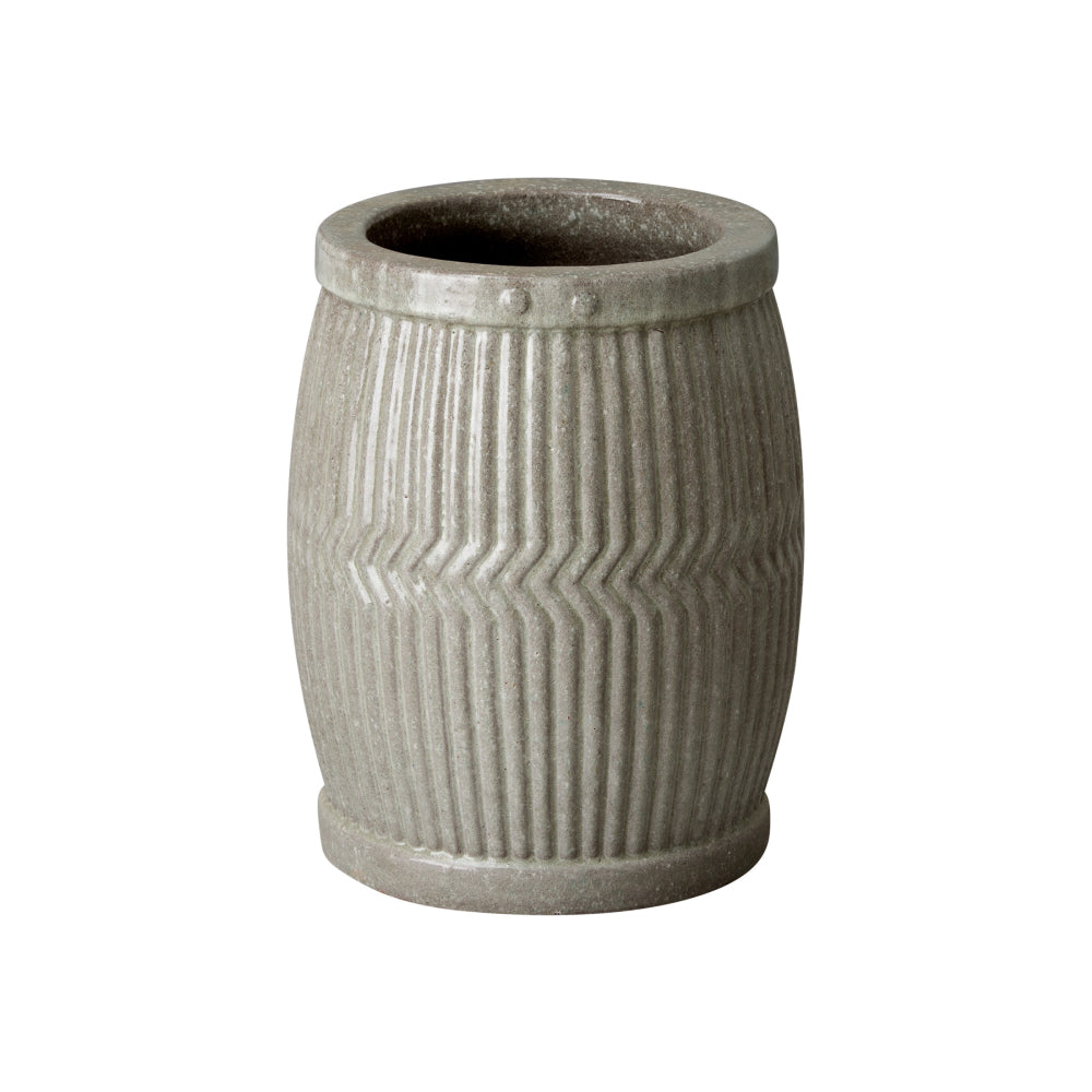 Grey Dolly Tub Ceramic Planter - Small