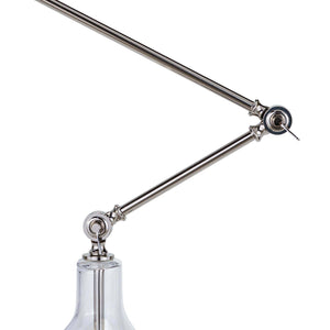 Coastal Living Ibis Task Lamp (Polished Nickel and White)
