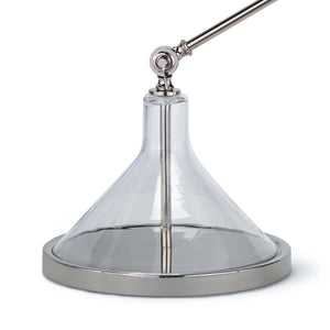 Coastal Living Ibis Task Lamp (Polished Nickel and White)