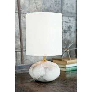 Regina Andrew Alabaster Mini Orb Table Lamp