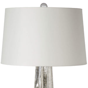 Regina Andrew Small Tapered Alabaster Table Lamp with Linen Shade