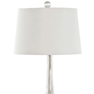 Regina Andrew Glass Teardrop Table Lamp with Crystal Base – Antique Mercury