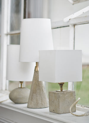 Regina Andrew Concrete Mini Orb Table Lamp