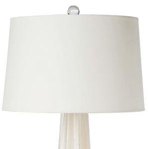 Regina Andrew Tapered Star Column Table Lamp – White