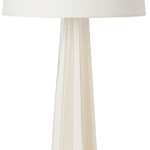 Regina Andrew Tapered Star Column Table Lamp – White