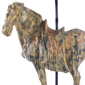 Southern Living Dynasty Horse Table Lamps – Set of 2