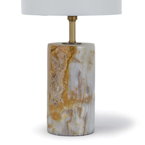 Regina Andrew Jade & Brass Mini Column Table Lamp