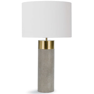 Regina Andrew Faux Shagreen Cylinder Table Lamp