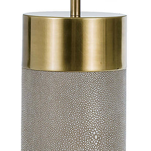 Regina Andrew Faux Shagreen Cylinder Table Lamp