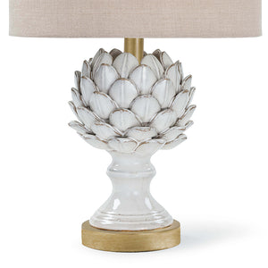 Regina Andrew Ceramic Artichoke Table Lamp with Linen Shade