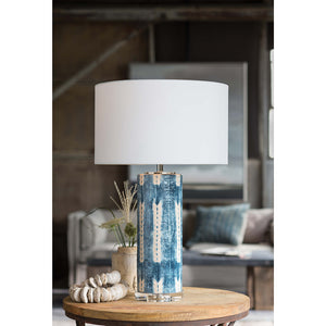 Regina Andrew Ceramic & Crystal Table Lamp with Linen Shade